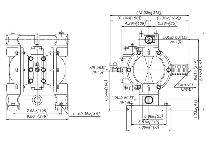 NDP-20 Aluminum, NPT